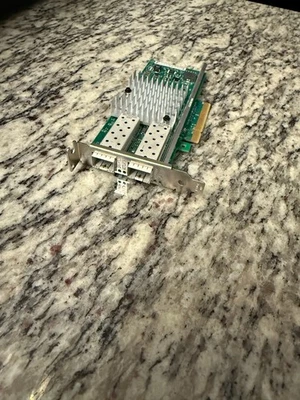 Dell Intel X520-DA2 Dual Port SFP 10 Gbp/s Network Adapter Card - 0942V6 - Image 1 of 3