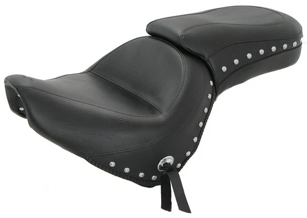 Mustang Wide Touring Seat Studded/Conchos #76640 for Honda VT1300 Foto 1 de 1
