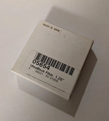 "Filtro de contaminación lumínica de banda estrecha Orion 1,25"" UltraBlock #05654 objeto de cielo profundo" Foto 1 de 3