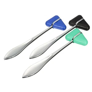 EFD7 Medical Useful Stainless Steel Handle Reflex Percussion Hammer Check Tool E - Picture 1 of 13