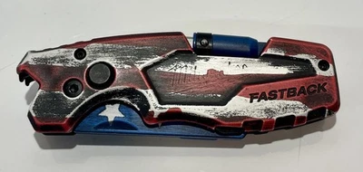 Milwaukee Fastback 6 en 1 personalizado Cerakote envejecido desgastado bandera estadounidense Foto 1 de 4