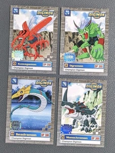 1999 Digimon CCG💥Ikkakumon #28⚡Monochromon #20⚡Kuwagamon #15⚡Seadramon #19💥 - Picture 1 of 2