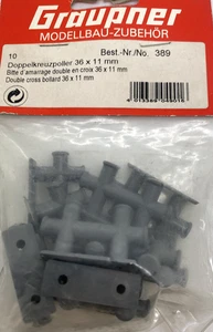 Bitte d'amarrage double en croix 36 x 11 mm 389 Graupner - Imagen 1 de 1