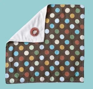 Nojo Polka Dot Monkey Security Blanket Blankey Lovey Tactile Toy Whimsical Fun - Picture 1 of 6