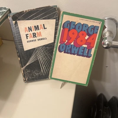 ANIMAL FARM George Orwell First BCE DJ 1946 And 1984 - Image 1 of 4