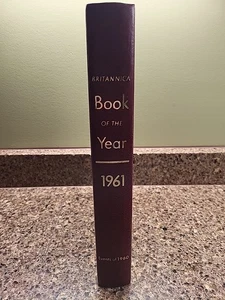Encyclopedia Britannica Book Of The Year 1961 Hardcover with Events from 1960 - Picture 1 of 10