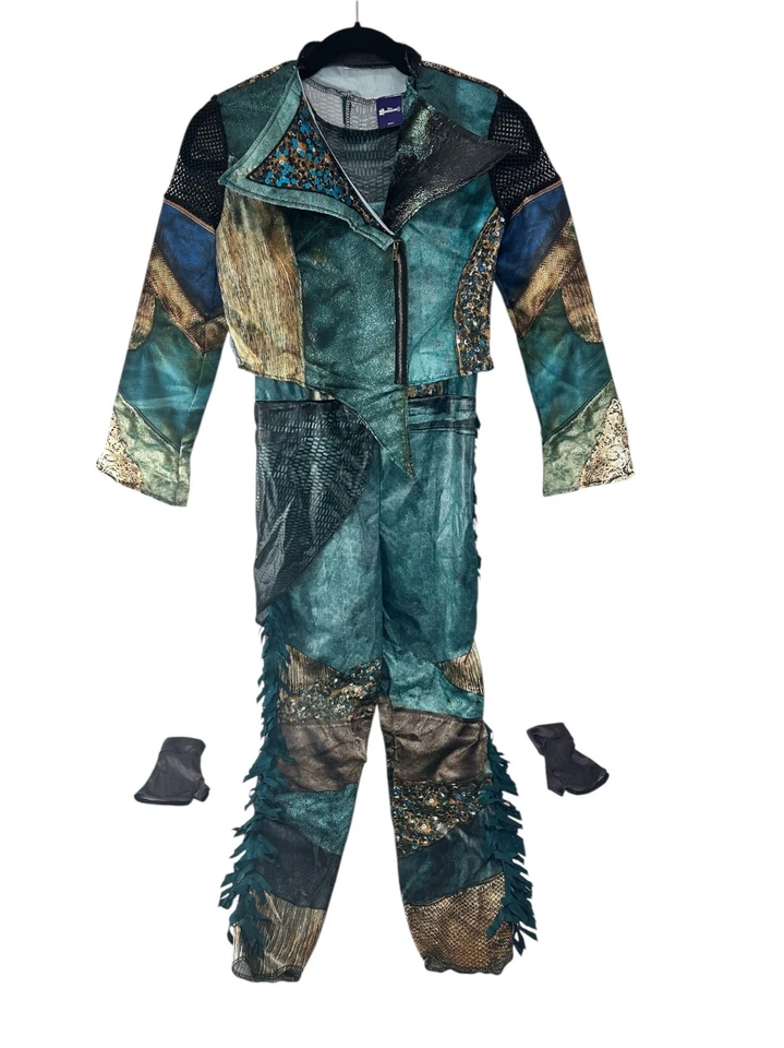 Disney Descendientes 3 UMA Deluxe Halloween Disfraz Mono Niño L (10-12) NUEVO Foto 1 de 4