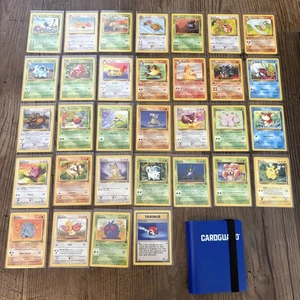 Complete Pokemon Jungle common/uncommon set (33-64) NM/LP + Card Guard binder - Picture 1 of 3