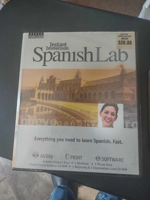 Instant Immersion Spanish Lab Complete Boxed Set Unopened NIB plus extra - Image 1 of 4