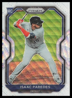 2021 Panini Prizm #43 Isaac Paredes Detroit Tigers Baseball Card - Image 1 of 2