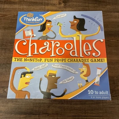 Charoodles The Nonstop Fun Props Charades Party Game by ThinkFun (2004) Ages 10+ - Image 1 of 4