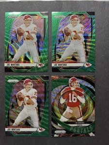 π₯2024 Joe Montana 4 Card Lot- Green Wave Lotπ₯π₯π₯ - Picture 1 of 6