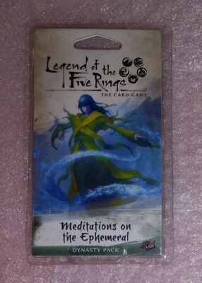 La Leyenda de los Cinco Anillos LCG Meditaciones sobre la Dinastía Efímera Pack Nuevo Foto 1 de 2
