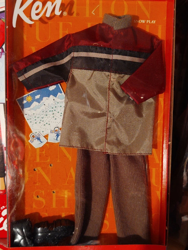 1999 Ken Fashion Avenue Museum Day Accessories Mattel Barbie