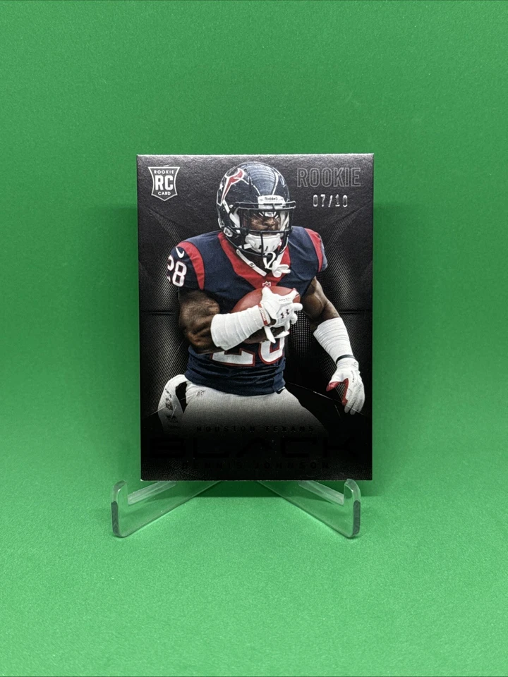 2013 Panini Black Dennis Johnson /10 RC #133 Texans/Arkansas - Image 1 of 1