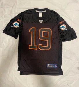 Rare Vintage Miami Dolphins Brandon Marshall BLACK Reebok Jersey Men’s Med - Picture 1 of 6