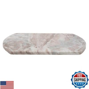 Creative Co-Op langes Marmor Schneidebrett, poliert, 12" x 8" - Bild 1 von 5