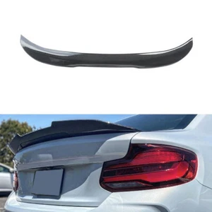 For 2014-21 BMW F87 M2 F22 Coupe PSM Style Carbon Look Rear Trunk Spoiler Wing - Picture 1 of 12