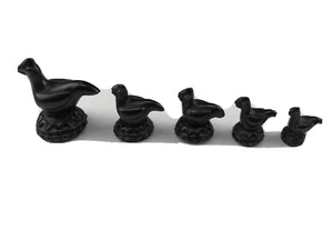 5 Opiumgewichte Ente Vogel - Bild 1 von 3
