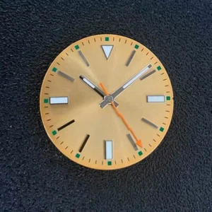 29mm Luminous Metallic Gold Watch Dial + Hands for ETA 2836, Miyota 8215, 8200, - Picture 1 of 1