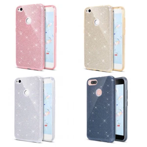 COVER CUSTODIA CASE  BRILLANTINI per HUAWEI + PELLICOLA VETRO TEMPERATO - Foto 1 di 1