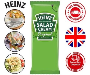 50 x Heinz Salad Cream Sachets - Ideal for Sandwiches, Salads & Quick Snacks - Picture 1 of 6