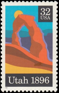 US Stamp #3024 - 1996 32¢ Utah Statehood, EzGrade™ F/VF, MNH, OG - Picture 1 of 3