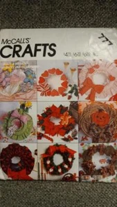 McCall's 777 Create a Wreath Pattern Wreath for Every Season - Imagen 1 de 2