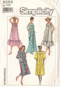 MUUMUU WITH LOTS OF OPTIONS - Simplicity 8066, Misses' SM or MD - Picture 1 of 3