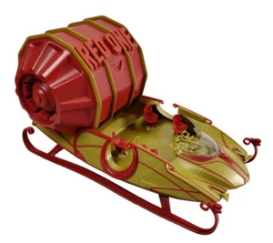 Cinemark Red One Design Santa Sled Popcorn Bucket Collectible - Picture 1 of 9