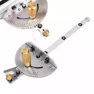 Seghetto da tavolo manico ottone calibro mitra seghetto assemblaggio righello strumento lavorazione legno - Foto 1 di 5