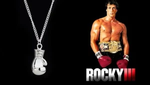 Collana Rocky Balboa Creed Sport Argento Guantone Pugilato Boxe Lotta Pugilato - Foto 1 di 29