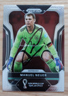Manuel Neuer - signiert on card auto - Panini Prizm Card Germany WM 2018 DFB