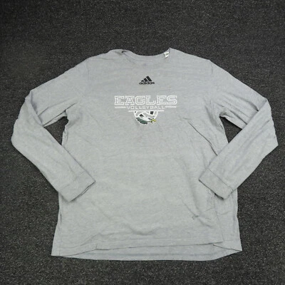 Camisa Adidas Mujer XL Extra Grande Gris Manga Larga Voleibol Damas Foto 1 de 4