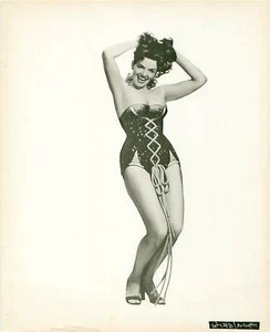 Lencería sexy actriz de película Jane Russell foto real caballeros prefieren rubias - Imagen 1 de 3