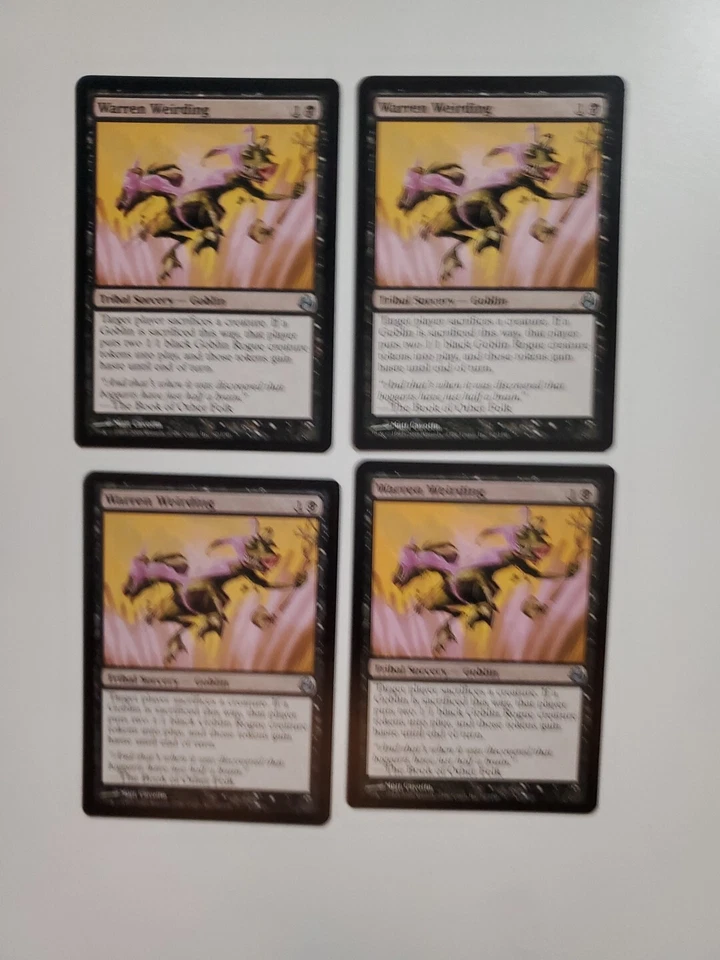 MtG Warren Weirding NM/LP x4 - Morningtide - Image 1 of 1