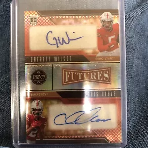 Legacy Auto Garrett Wilson And Chris Olave Rookies Bronze Prism Legacy Future - Picture 1 of 8