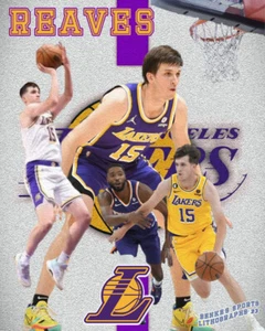 LA Lakers Lithograph print of Austin Reaves 2023 - Picture 1 of 1