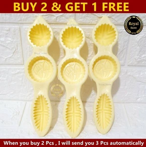 1 x stampo Maamoul in plastica 4 disegni diversi date dolci stampo pistacchio معمول - Foto 1 di 8
