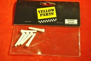 lot of 6 white folk guitar ankles yellow parts - Picture 1 of 3