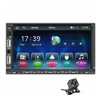 Double Din Car Stereo Radio MP5 Player Touch Screen Bluetooth FM W/Rear Camera