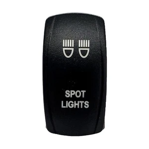 INTERRUPTOR DE LUZ PUNTUAL AZUL LED Laser Rocker UTV CAMIÓN POLARIS RZR XP 900 800 TABLERO tj - Imagen 1 de 8