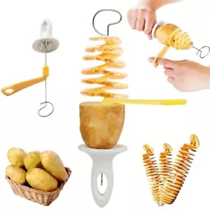 Spiralschneider Kartoffel Chips Gemüse Kartoffelschneider Tornado Küche Manuell - Bild 1 von 10