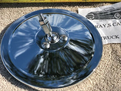 NEW 1947 TO 1973 GMC AND CHEVROLET TRUCK REPLACEMENT MIRROR SMOOTH CHROME BACK ! - Image 1 of 4