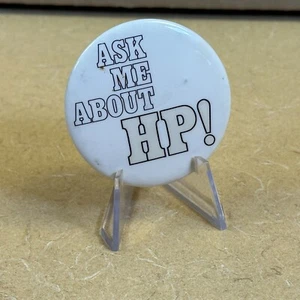 PIN __ Extremadamente Raro PREGÚNTAME SOBRE HP Pin _ Computer Era - Imagen 1 de 3