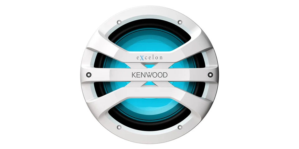 Kenwood eXcelon XM1041WL 300W RMS 10" Single 4-Ohm Marine Subwoofer 1YR WRTY
