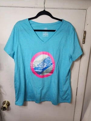 Top de mujer Athletic Works XXL/2XG (20) azul "Escape" Foto 1 de 4