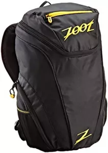 Zoot Performance Sport Pack Triathlon Backpack Bag Multiple Pockets Black Yellow - Picture 1 of 11