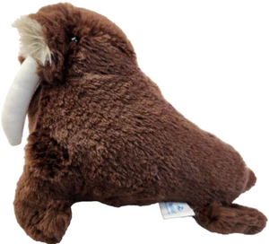 SEA WORLD Exclusive Plush Brown Walrus White Tusks Soft Ocean Animal 8” - Picture 1 of 4