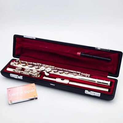 YAMAHA Flute YFL-211S Silver Plating with Hard Case Used Good Condition Working - Image 1 of 4
